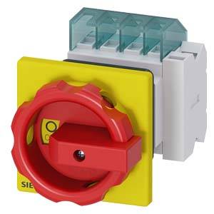 Siemens 3LD20541TP53 – Siemens SENTRON, Switch disconnector 3LD, emergency switching-off switch, 3- pole, Iu: 16 A, operati