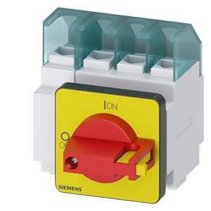 Siemens 3LD21221TL13 – Siemens SENTRON, Switch disconnector 3LD, emergency switching-off switch, 4- pole, Iu: 25 A, operati