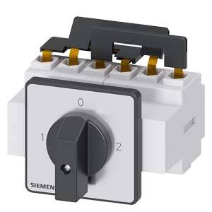 Siemens 3LD21237UK01 – Siemens SENTRON, Switch disconnector 3LD, change-over switch, 3-pole, Iu: 25 A, Operating power / at