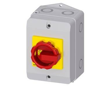 Siemens 3LD21641GP530US2 – Siemens SENTRON, Switch disconnector 3LD, emergency switching-off switch, 3- pole, Iu: 25 A, operati