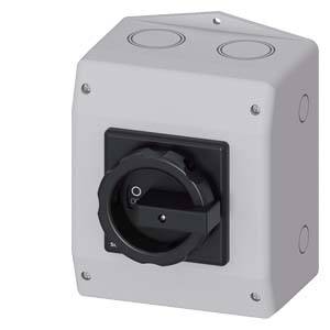 Siemens 3LD25652TD510AE2 – Siemens SENTRON, Switch disconnector 3LD, main switch, 3-pole, Iu: 63 A, Operating power / at AC-23