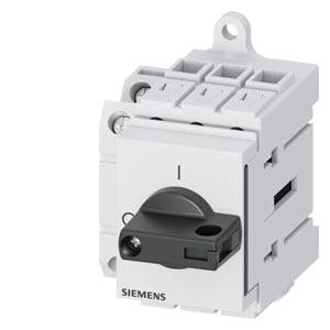 Siemens 3LD31301TK11 – Siemens Load disconnector 3LD3, Iu 25 A Main switch 3-pole Rated operating capacity at AC-23 A at 40