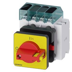 Siemens 3LD31501TL13 – Siemens Load disconnector 3LD3, Iu 25 A Main switch 3-pole + N Rated operating capacity at AC-23 A a