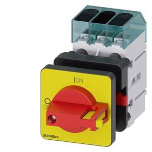 Siemens 3LD34500TK13 – Siemens Load disconnector 3LD3, Iu 63 A Main switch 3-pole Rated operating capacity at AC-23 A at 40