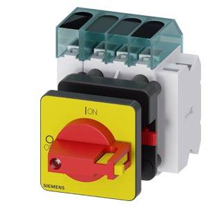 Siemens 3LD34501TL13 – Siemens Load disconnector 3LD3, Iu 63 A Main switch 3-pole + N Rated operating capacity at AC-23 A a