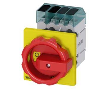 Siemens 3LD34540TL53 – Siemens Load disconnector 3LD3, Iu 63 A Main switch 3-pole + N Rated operating capacity at AC-23 A a