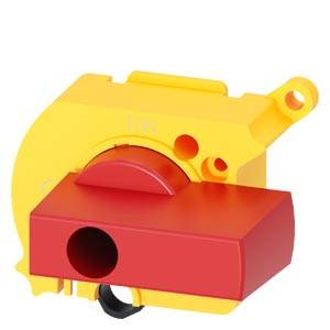 Siemens 3LD92873C – Siemens Supplementary handle for door mounted rotary operating mechanism, Red/yellow, up to 30A, acc