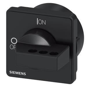 Siemens 3LD93432C – Siemens rotary operating mechanism, actuating lever black, defeatable, 66x66 mm, lockable in 0-posit