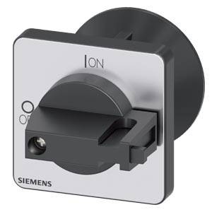 Siemens 3LD93434C – Siemens selector switch, black 48x48 mm Front plate mounting Central hole mounting 22.5mm with coupl