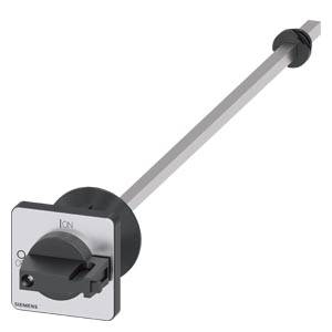 Siemens 3LD93434CA – Siemens Door-coupling rotary operating mechanism black 48x48 mm, Front plate mounting Central hole m
