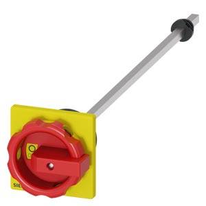 Siemens 3LD93443CA – Siemens Door-coupling rotary operating mechanism red / yellow 66x66 mm, Front plate mounting Central