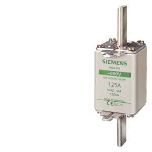 Siemens 3ND2252 – Siemens LV HRC fuse element, NH2, In: 315 A, aM, Un AC: 690 V, Un DC: 250 V, Front indicator, live g