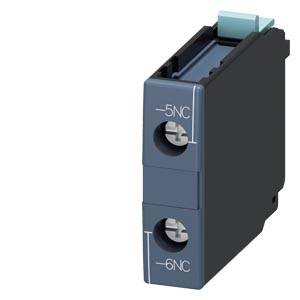 Siemens 3RH19211CD01 – Siemens front-side auxiliary switch, 1 NC contact, delayed, screw terminal, for contactors 3RT1