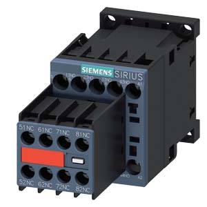 Siemens 3RH22441AP00 – Siemens contactor relay, 4 NO + 4 NC, 230 V AC, 50 / 60 Hz, size S00, screw terminal, captive auxili