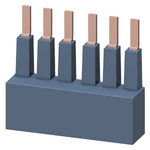 Siemens 3RM19101AA – Siemens Accessory for SIRIUS 3RM1 3-phase busbar for 2 motor starters Modular spacing 22.5 mm Screw