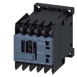 Siemens 3RT20184BB41 – Siemens power contactor, AC-3e/AC-3, 16 A, 7.5 kW / 400 V, 3-pole, 24 V DC, auxiliary contacts: 1 NO