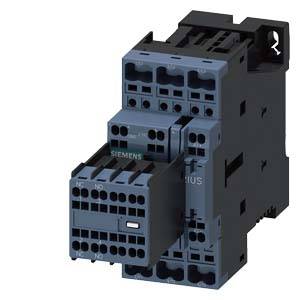 Siemens 3RT20242BB44 – Siemens power contactor, AC-3e/AC-3, 12 A, 5.5 kW / 400 V, 3-pole, 24 V DC, auxiliary contacts: 2 NO