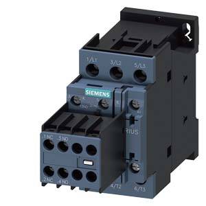 Siemens 3RT20281AP04 – Siemens power contactor, AC-3e/AC-3, 38 A, 18.5 kW / 400 V, 3-pole, 230 V AC, 50 Hz, auxiliary conta