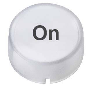Siemens 3SB29015EB – Siemens Insert cap for pushbutton and illuminated pushbutton raised, clear with black font, with ins