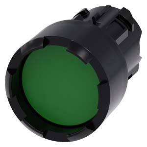 Siemens 3SU10000DB400AA0-Z X90 – Siemens Pushbutton, 22 mm, round, plastic, green, Front ring, high, castellated momentary contact ty