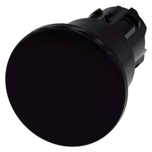 Siemens 3SU10001BA100AA0-Z Y10 – Siemens Mushroom pushbutton, 22 mm, round, plastic, black, 40mm, latching, pull-to-unlatch mechanism