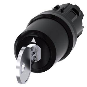 Siemens 3SU10005JL010AA0-Z X90 – Siemens key-operated switch Siemens with key monitoring, 22 mm, round, plastic, lock number SSG10 wi