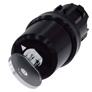Siemens 3SU10005PC010AA0 – Siemens Key-operated switch BKS, 22 mm, round, plastic, lock number S1, with 2 keys, 2 switch positi