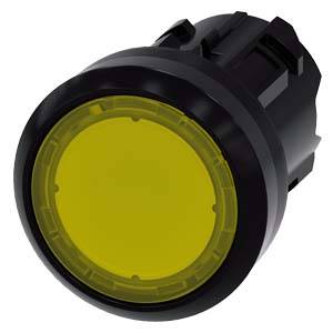 Siemens 3SU10010AD300AA0-Z Y12 – Siemens Indicator light in illuminated pushbutton design, 22 mm, round, plastic, yellow, with laser