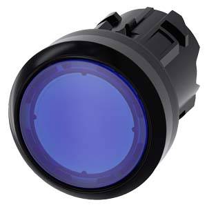 Siemens 3SU10010AD500AA0 – Siemens Indicator light in illuminated pushbutton design, 22 mm, round, plastic, blue,