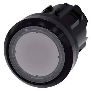 Siemens 3SU10010AD700AA0-Z Y10 – Siemens Indicator light in illuminated pushbutton design, 22 mm, round, plastic, clear, with laser l
