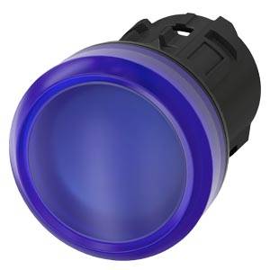 Siemens 3SU10016AA500AA0 – Siemens Indicator lights, 22 mm, round, plastic, blue, lens, smooth