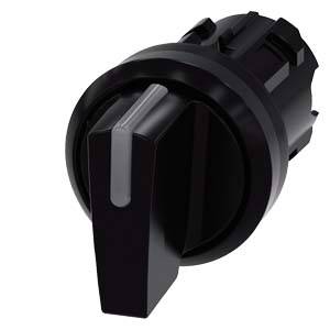Siemens 3SU10022BM100AA0 – Siemens Illuminable selector switch, 22 mm, round, plastic, black, Selector switch short, 3 switch p
