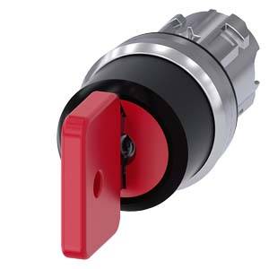 Siemens 3SU10504FL110AA0-Z Y10 – Siemens Key-operated switch O.M.R, 22 mm, round, metal, shiny, lock number 73037, red, with 2 keys,