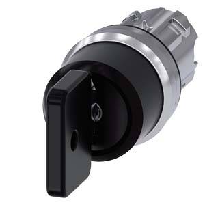 Siemens 3SU10504HM010AA0 – Siemens Key-operated switch O.M.R, 22 mm, round, metal, shiny, lock number 73034, black, with 2 keys