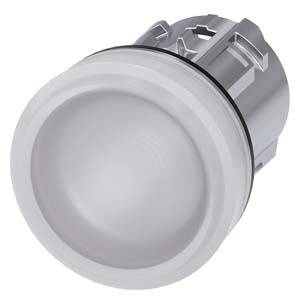 Siemens 3SU10516AA600AA0 – Siemens Indicator lights, 22 mm, round, metal, shiny, white, lens, smooth