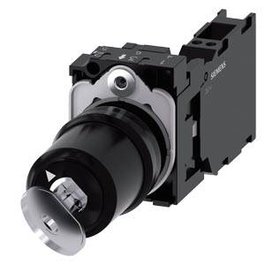 Siemens 3SU11005BF113FA0-Z Y10 – Siemens key-operated switch Siemens, 22 mm, round, plastic, lock number SSG10, with 2 keys, 2 switch