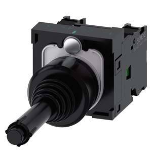 Siemens 3SU11007BB101NA0-Z Y19 – Siemens Coordinate switch, 22 mm, round, plastic, black, 2 switch positions, vertical latching, with