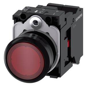 Siemens 3SU11020AB203CA0-Z Y11 – Siemens Illuminated pushbutton, 22 mm, round, plastic, red, pushbutton, flat, momentary contact type