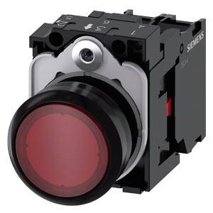 Siemens 3SU11060AB201CA0-Z Y13 – Siemens Illuminated pushbutton, 22 mm, round, plastic, red, pushbutton, flat, momentary contact type