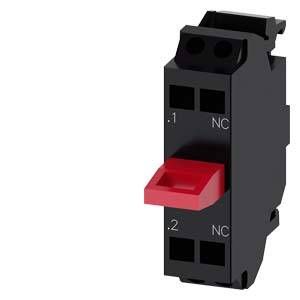 Siemens 3SU14002AA103MA0 – Siemens Contact module with 1 contact element, 1 NC, gold-plated contacts, spring-type terminal, for