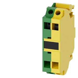 Siemens 3SU14002DA433AA0 – Siemens Support terminal, green/yellow, spring-type terminal, for floor mounting