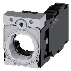 Siemens 3SU15101AA101FA0 – Siemens holder, 3-way, metal, 1 NO+1 NC, screw terminal
