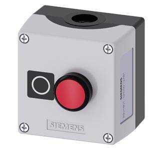 Siemens 3SU18010AC002AB1 – Siemens Enclosure for command devices, 22 mm, round, Enclosure material plastic, enclosure top part