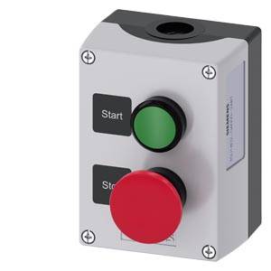 Siemens 3SU18020AN002AB1 – Siemens enclosure for command devices, 22 mm, round, enclosure material plastic, enclosure top part