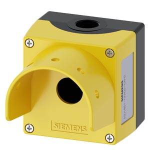 Siemens 3SU18510AA000AH2 – Siemens Enclosure for command devices, 22 mm, round, Enclosure material metal, Enclosure top part ye
