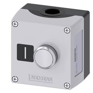 Siemens 3SU18510AD002AB1 – Siemens Enclosure for command devices, 22 mm, round, Enclosure material metal, enclosure top part gr