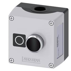 Siemens 3SU18510AE002AB1 – Siemens Enclosure for command devices, 22 mm, round, Enclosure material metal, enclosure top part gr