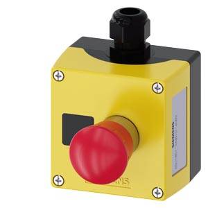 Siemens 3SU18510NB104GB2 – Siemens AS-Interface enclosure for command devices 22 mm, round, enclosure material metal, enclosure