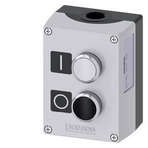 Siemens 3SU18520AC002AB1 – Siemens Enclosure for command devices, 22 mm, round, Enclosure material metal, enclosure top part gr