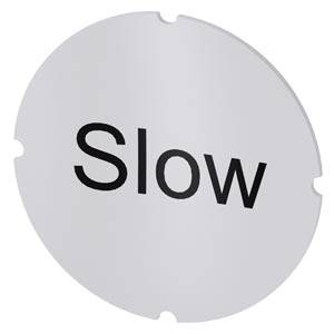 Siemens 3SU19000AB710EF0 – Siemens Inscription plate for illuminated pushbutton, round, milky with black font, with inscription